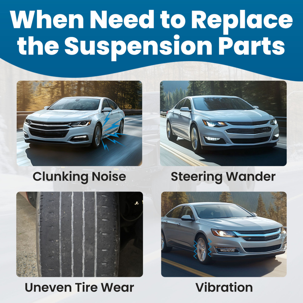 Front Lower Control Arms w/ Sway Bar Tie Rod compatible for Chevy Cobalt HHR compatible for Pontiac G5