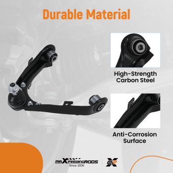 Front Right Upper Control Arm w/ Ball Joint for 2004-2012 compatible for Chevy Colorado Canyon