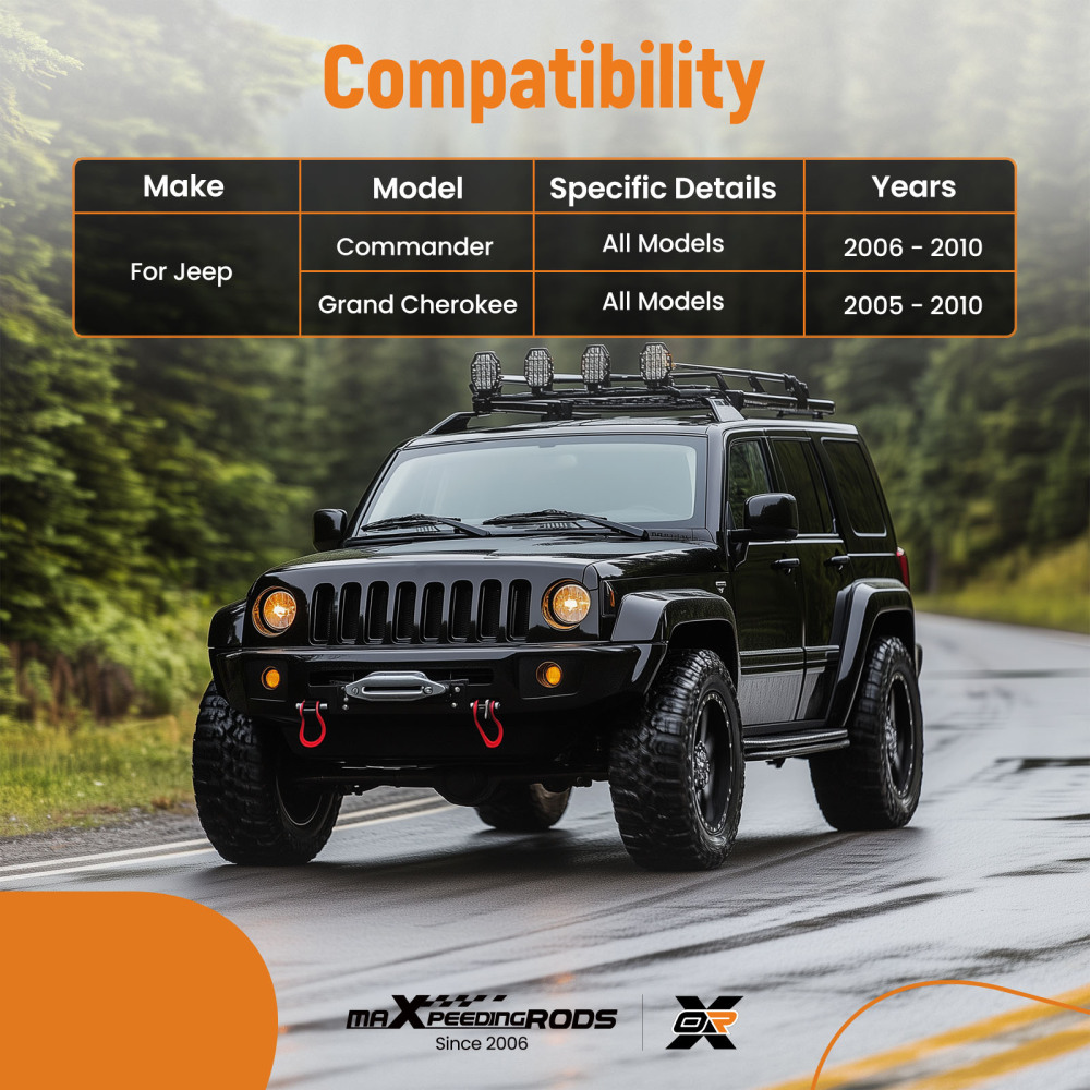 10x Front Suspension Set Control Arm For 2005 -10 compatible for Jeep Commander Grand Cherokee