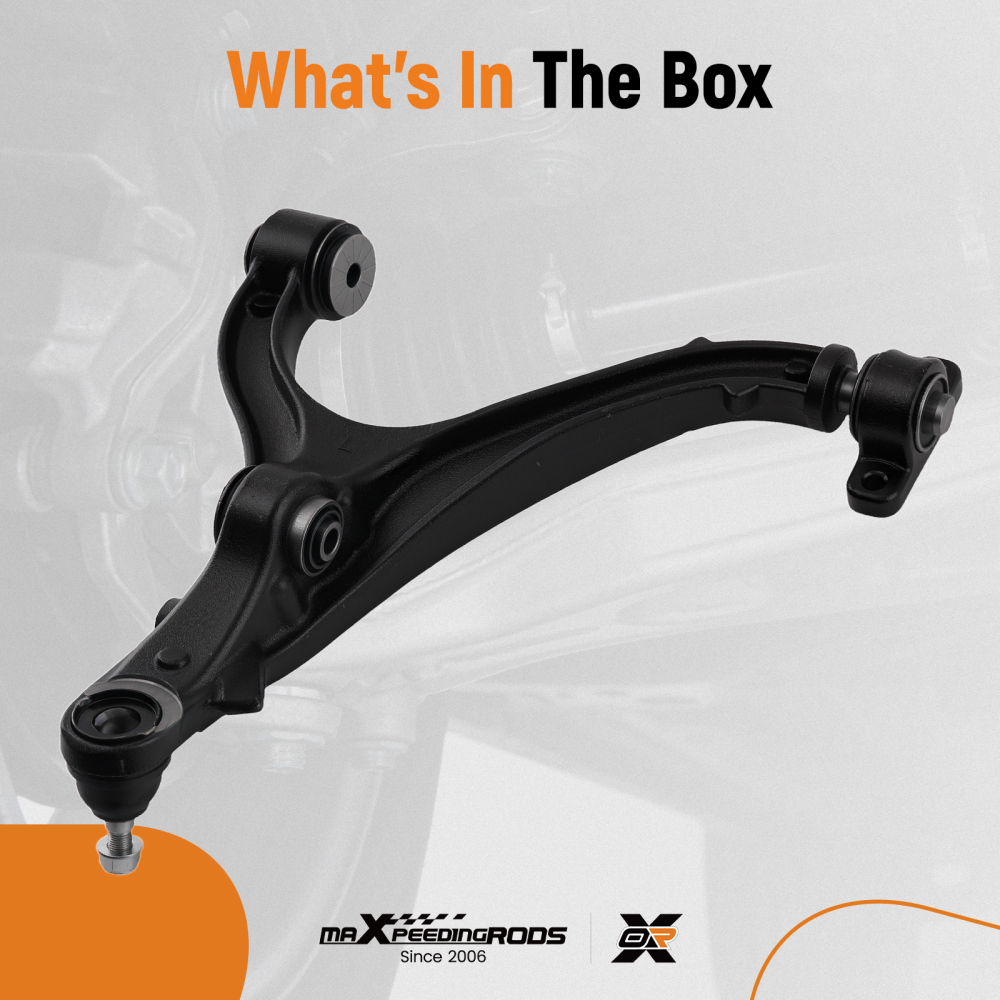 1x Front Left Lower Control Arm w/ Ball Joint Kit compatible for Jeep Commander 2006 - 2010