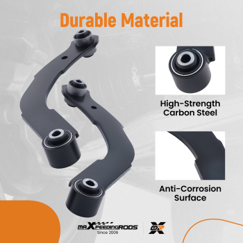 2x Rear Upper Control Arms Lateral Links for 07-17 compatible for Jeep Compass Patriot Caliber