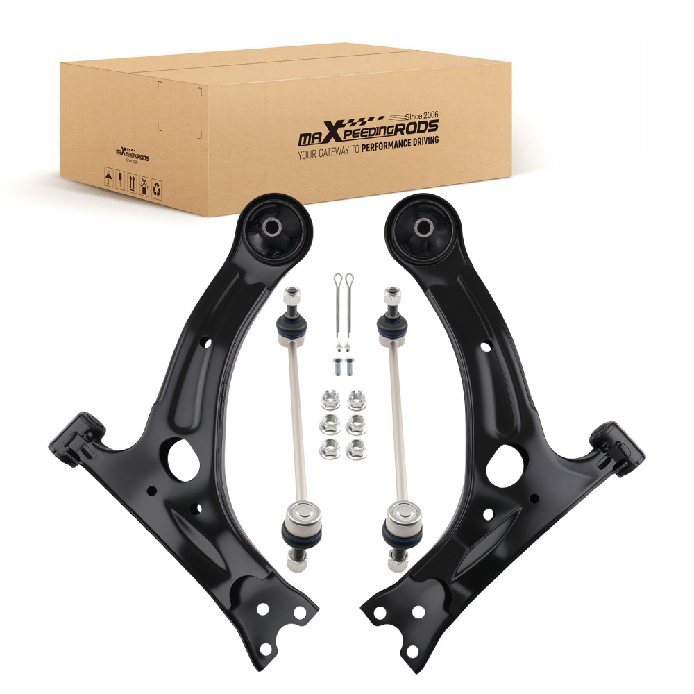 6pcs Front Lower Control Arm Ball Joint Sway bar link compatible for Toyota Corolla 03-08