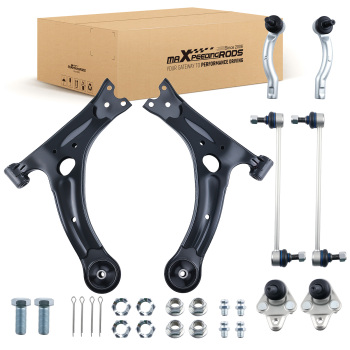 8x Front Lower Control Arm Sway Bar Link Tie Rod End compatible for TOYOTA CELICA 2000-2005