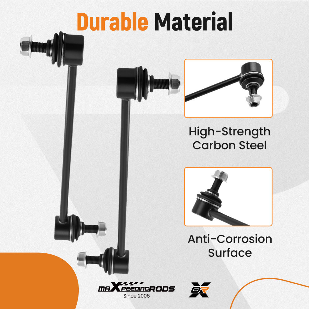 Front Ball Joint Sway Bar Link Tie Rod Kit compatible for Toyota Corolla 2009-2018 K90309