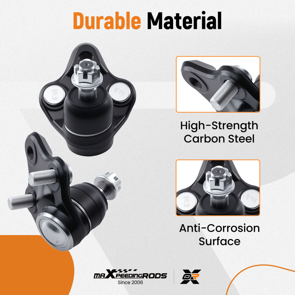 Front Tie Rod End Sway Bar Link Ball Joint compatible for Toyota Corolla 1996-2002 10PCS