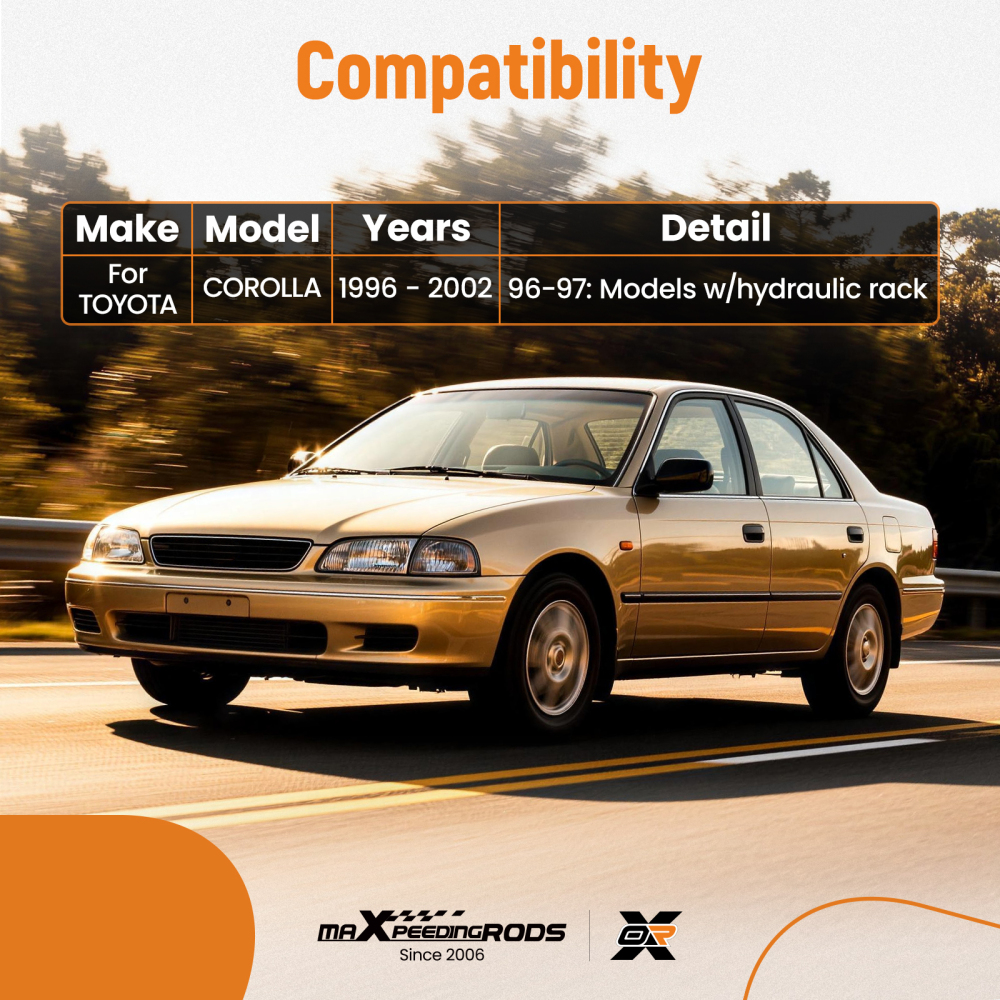 Front Tie Rod End Sway Bar Link Ball Joint compatible for Toyota Corolla 1996-2002 10PCS