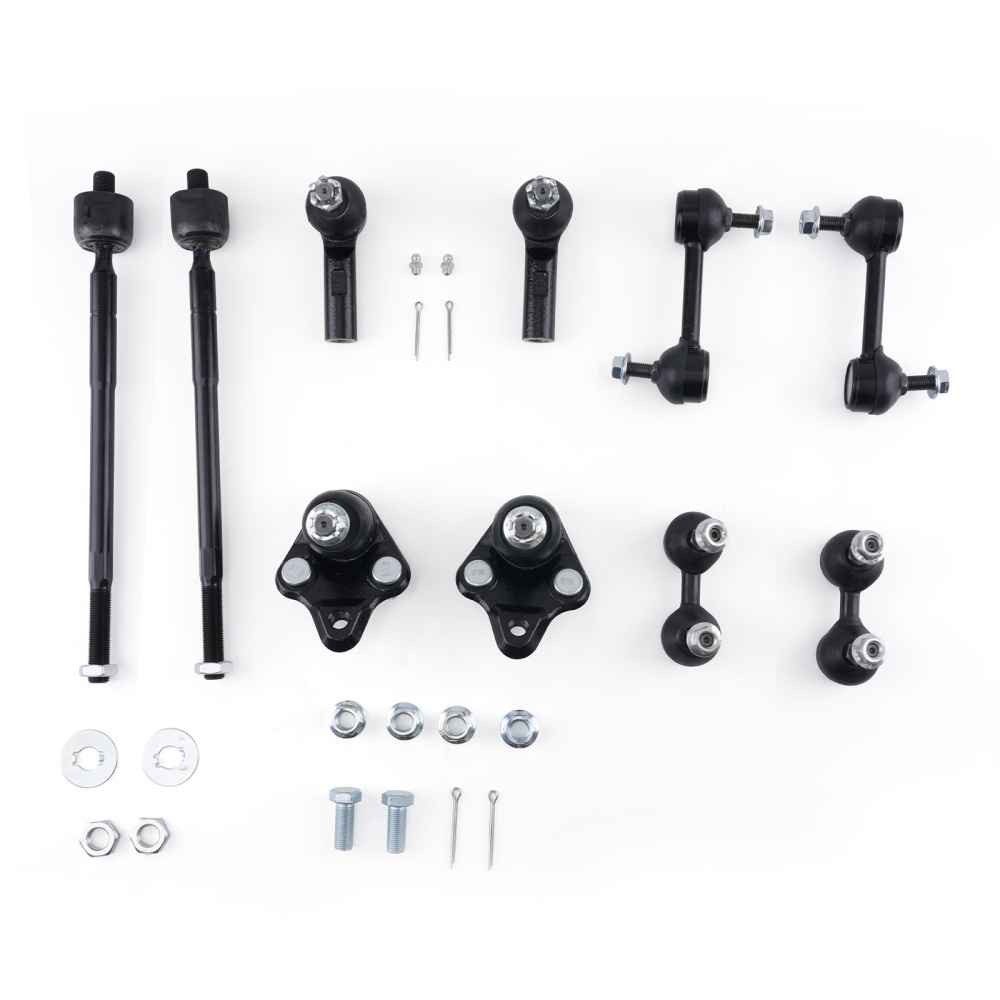 Front Tie Rod End Sway Bar Link Ball Joint compatible for Toyota Corolla 1996-2002 10PCS