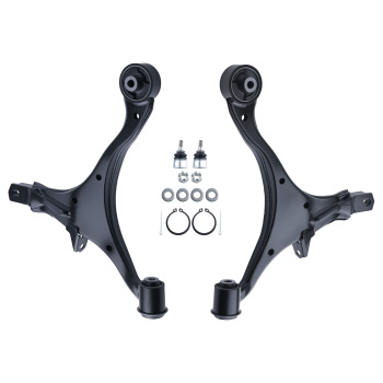 Front Lower Control Arm Driver & Passenger Side + Ball Joints Compatible for Honda CR-V 2002 2003 2004 2005 2006