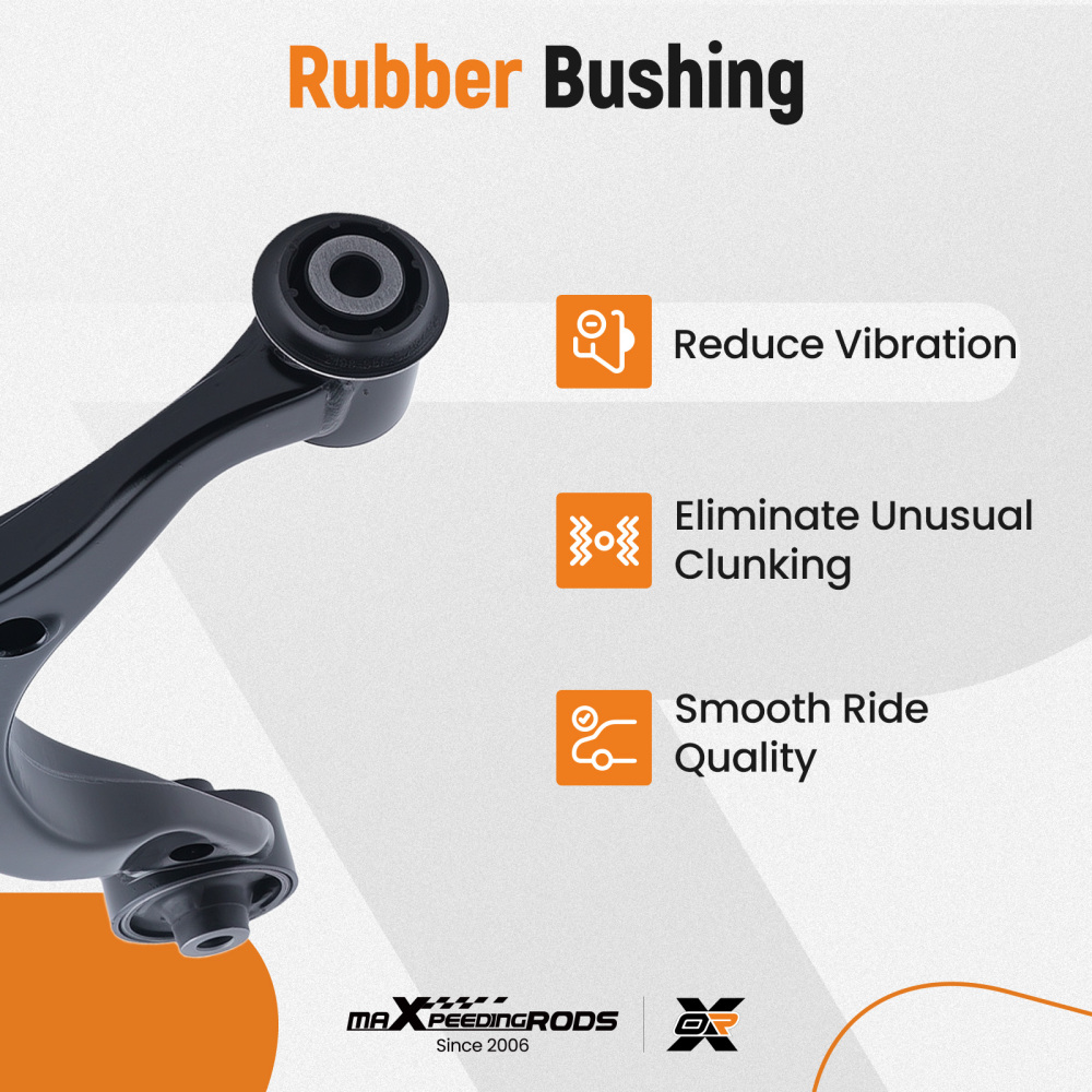 Front Lower Control Arm Driver & Passenger Side + Ball Joints Compatible for Honda CR-V 2002 2003 2004 2005 2006