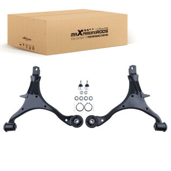 Front Lower Control Arm Driver & Passenger Side + Ball Joints Compatible for Honda CR-V 2002 2003 2004 2005 2006