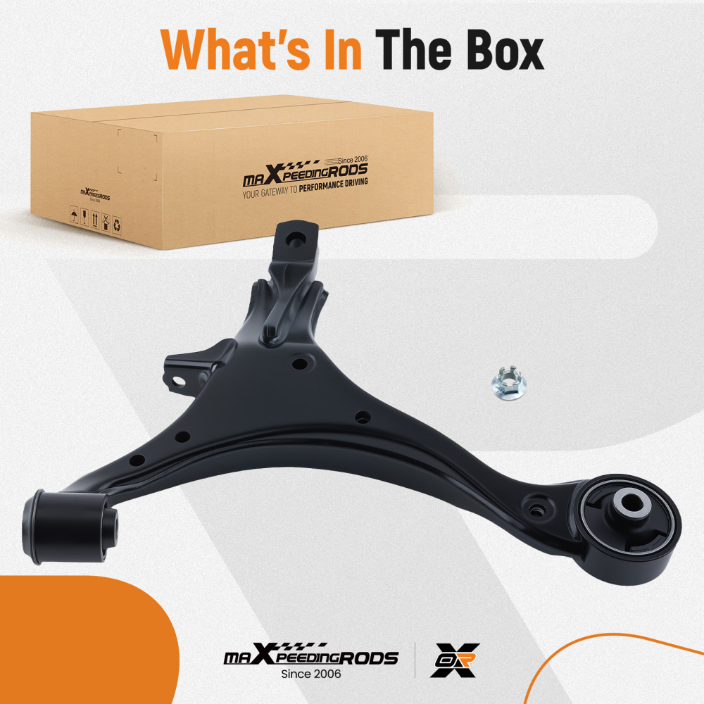 1x Front Lower Left Driver Control Arm for 2002 2003 2004 2005 2006 compatible for Honda CR-V