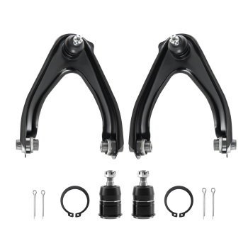 4x Front Upper Suspension Control Arms Lower Ball Joints for 1997-01 compatible for Honda CR-V