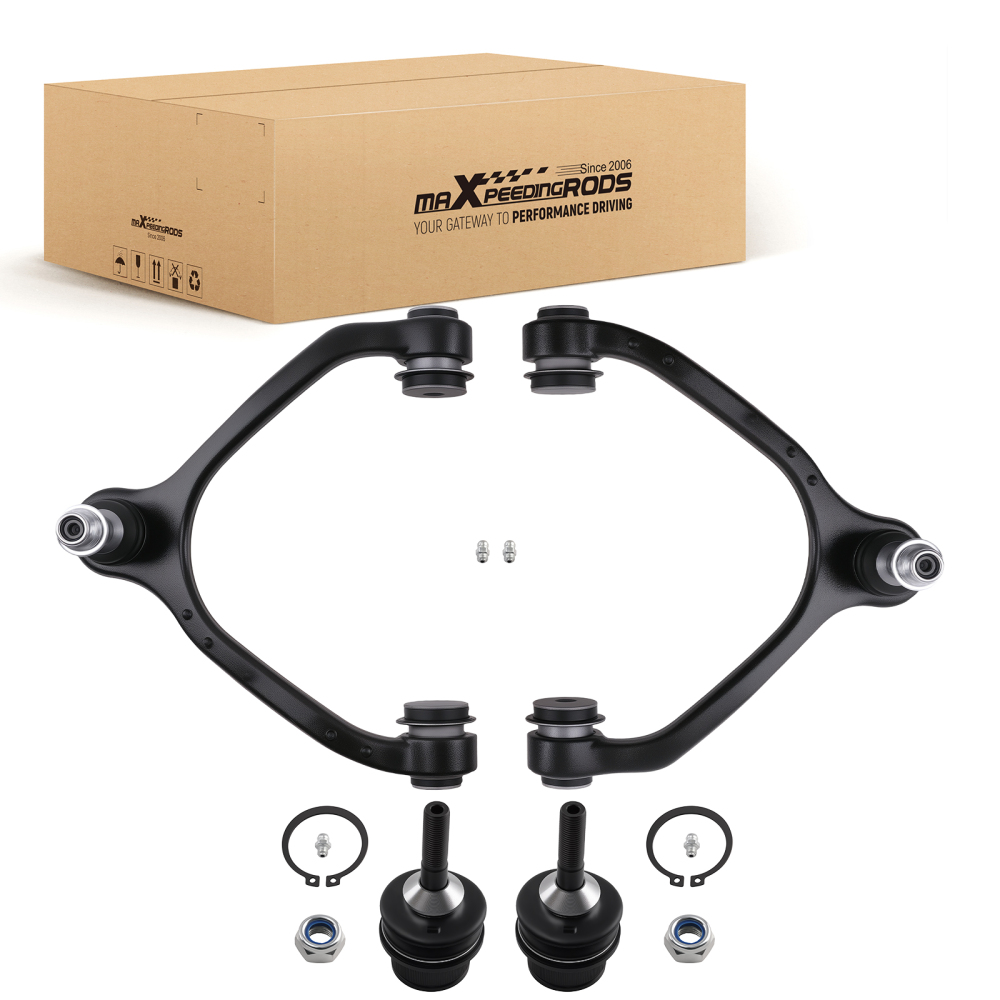 4x Front Upper Control Arm w/Ball Joint compatible for Ford Crown Victoria 2003-2011 K80040