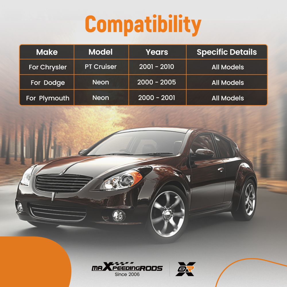 Front Lower Control Arm Sway bar links for 01-10 compatible for Chrysler PT Cruiser Neon 00-05