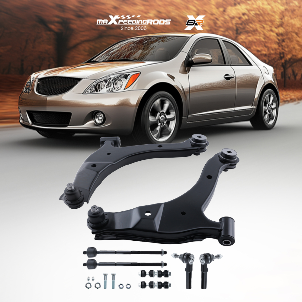 Front Lower Control Arms Tie Rods Sway Bars compatible for Chrysler PT Cruiser 2001 - 2010