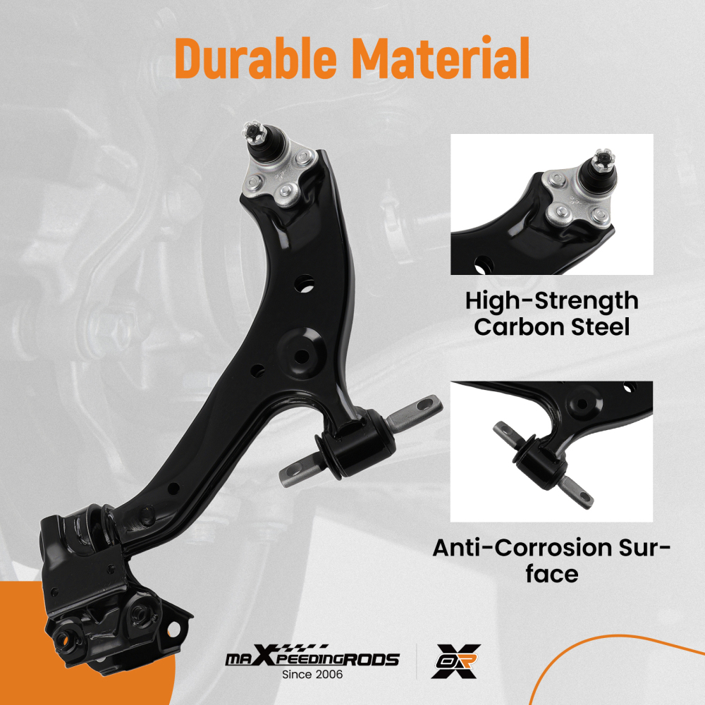 8x Front Lower Control Arms Sway Bar Tie Rod Ends Kit for 2015 - 2016 compatible for Honda CR-V