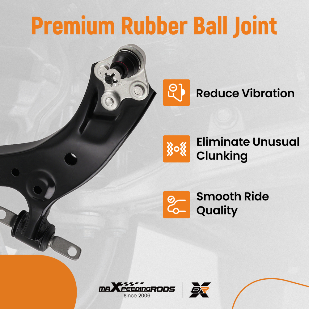 8x Front Lower Control Arms Sway Bar Tie Rod Ends Kit for 2015 - 2016 compatible for Honda CR-V