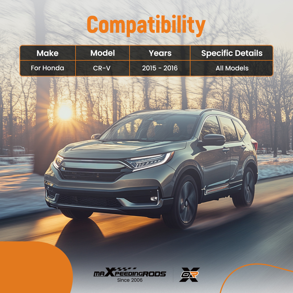 8x Front Lower Control Arms Sway Bar Tie Rod Ends Kit for 2015 - 2016 compatible for Honda CR-V