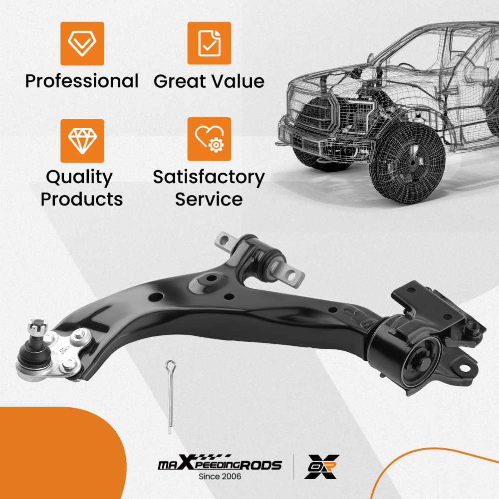 Front Left Lower Control Arm w/ Ball Joint Assembly for 2015 2016 compatible for Honda CR-V