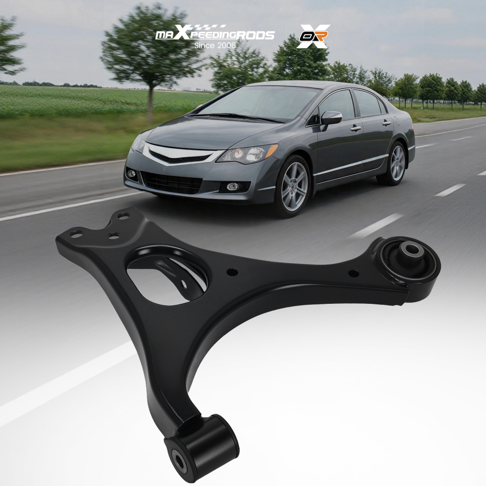 Front Left Lower Control Arm With Bushing compatible for Honda Civic compatible for Acura CSX