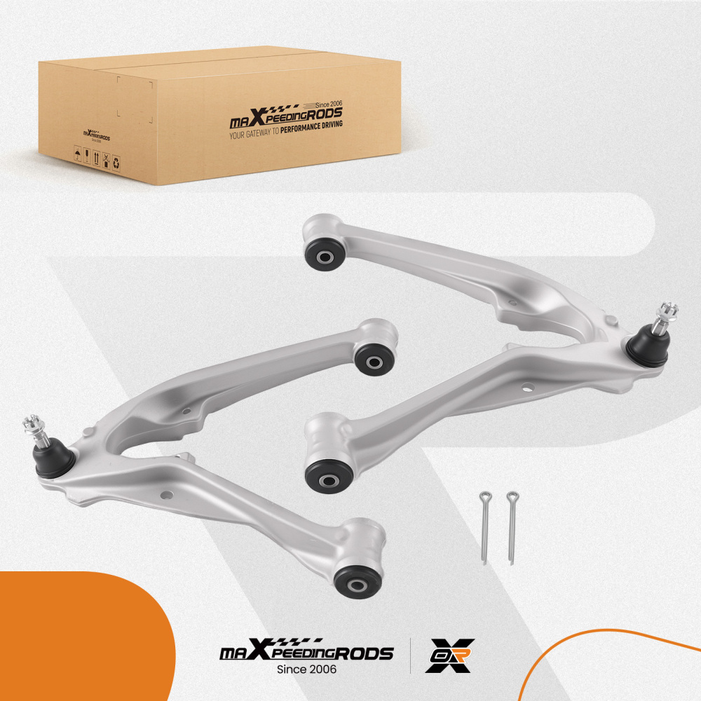 2pcs Front Lower Control Arms for 2007-2013 compatible for Chevy Silverado 1500 Avalanche