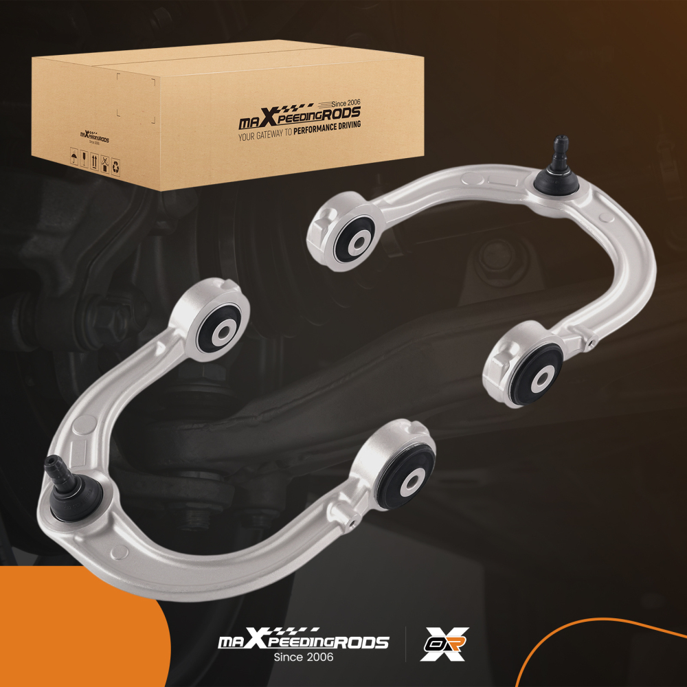 Pair Front Upper Control Arms w/ Ball Joint Kit compatible for Cadillac CTS 2003-2007 RWD