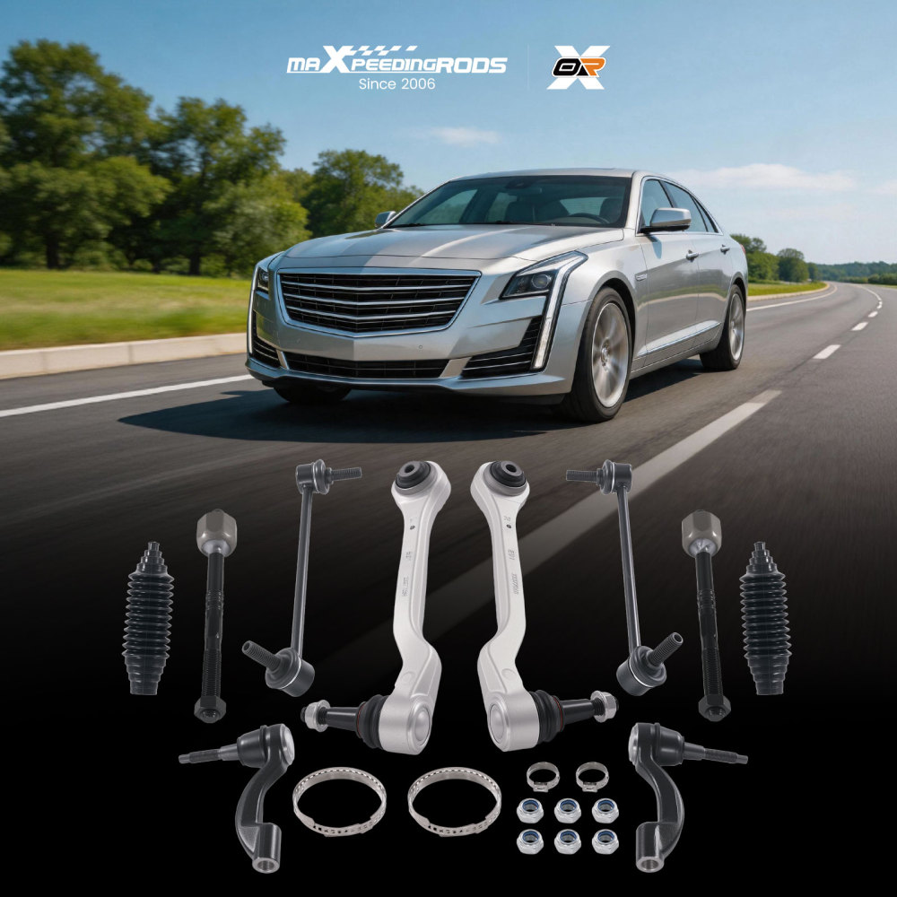 10x Front Lower Rearward Control Arms Kit compatible for Cadillac CTS 2014-2019 RWD 3.6L