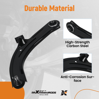 LH Driver Front Lower Control Arm Lower compatible for Nissan Cube 2009-2014 K620567