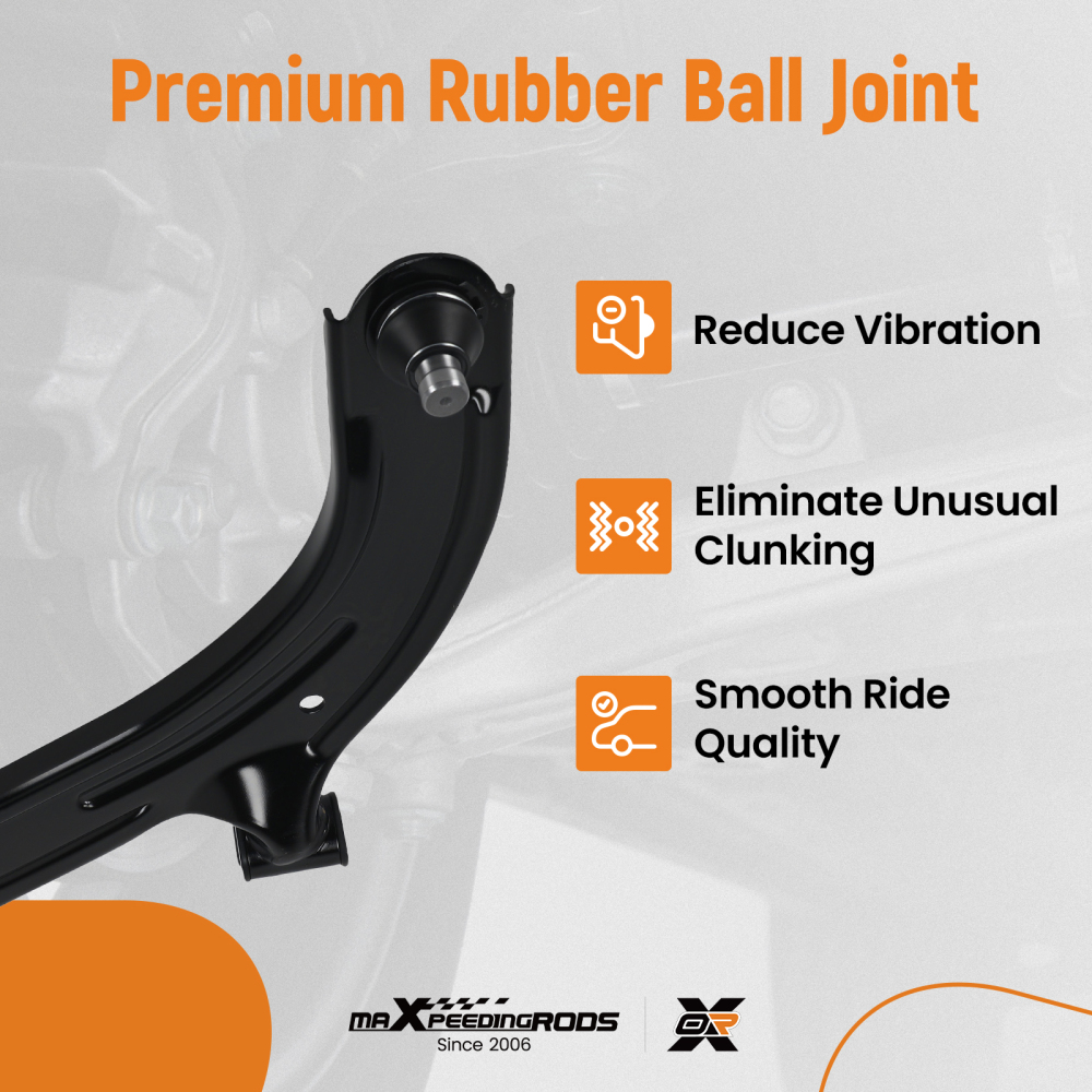 LH Driver Front Lower Control Arm Lower compatible for Nissan Cube 2009-2014 K620567