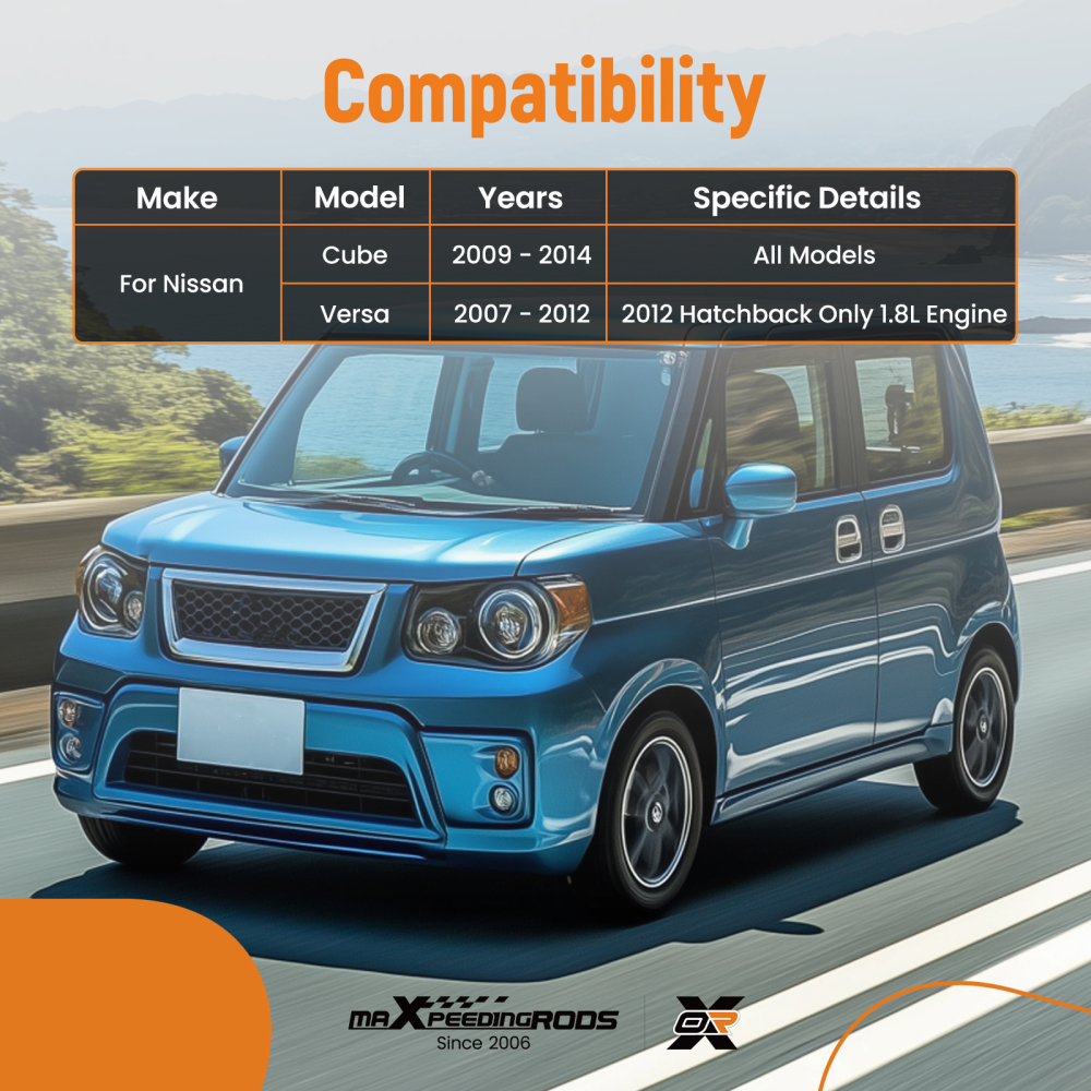 LH Driver Front Lower Control Arm Lower compatible for Nissan Cube 2009-2014 K620567