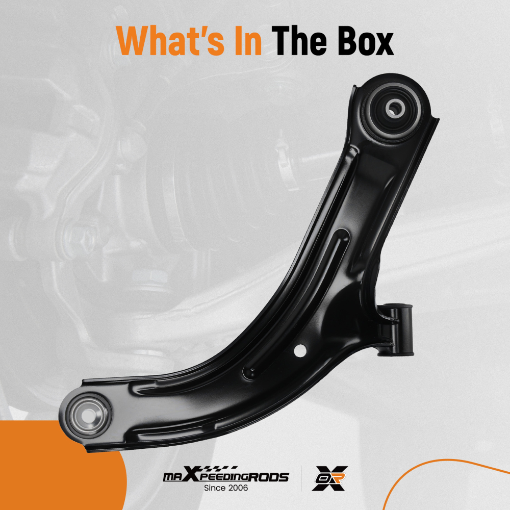 LH Driver Front Lower Control Arm Lower compatible for Nissan Cube 2009-2014 K620567