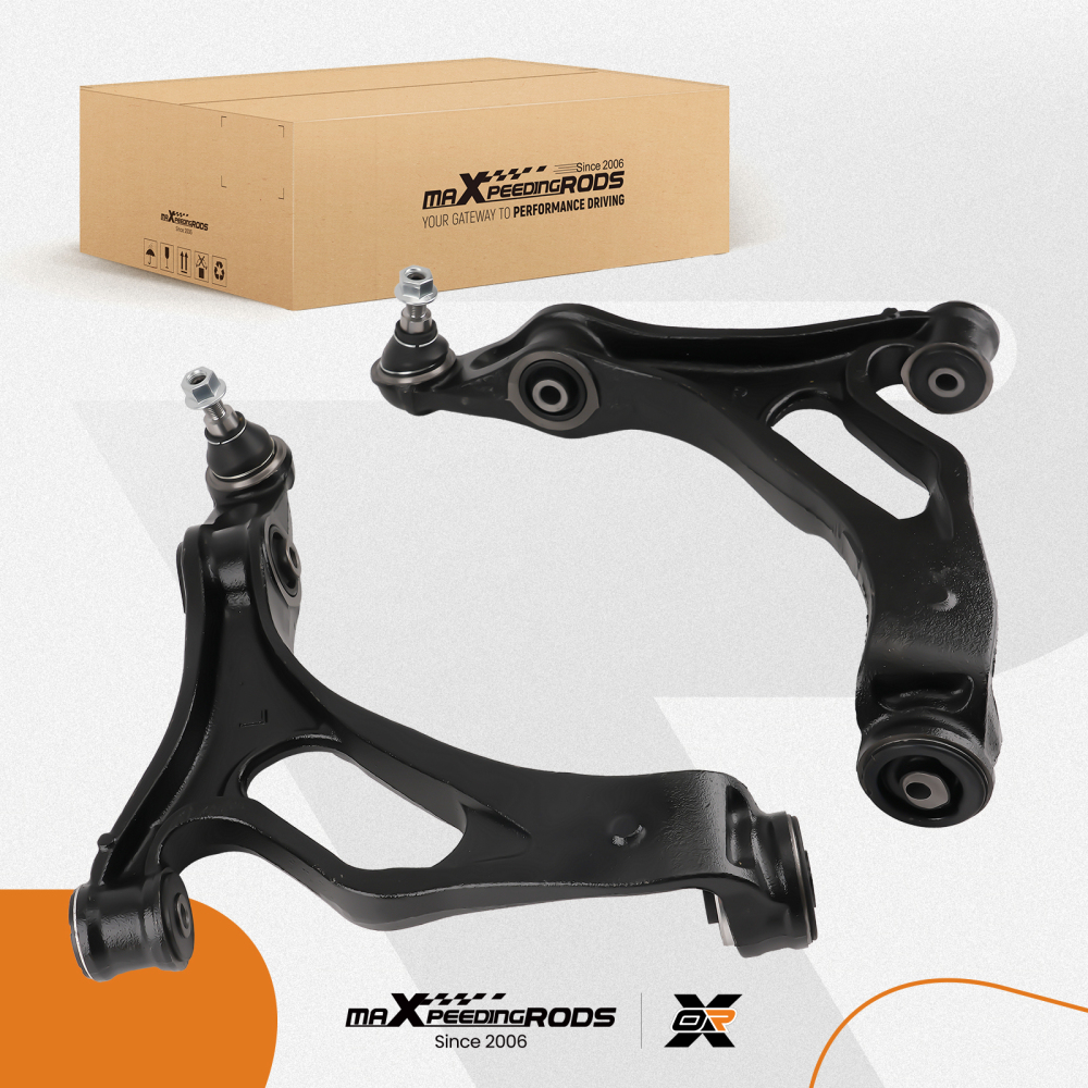 Paire Triangles Avant Gauche Droite Bas de Suspension compatible pour VW Touareg 2002-2010