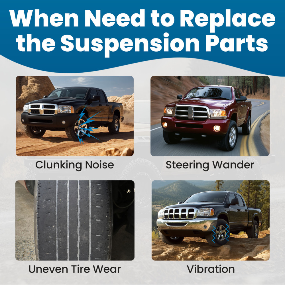 maXpeedingrods 12Pc Front Upper Control Arm w/Ball Joint for Dodge Dakota 2005-2010