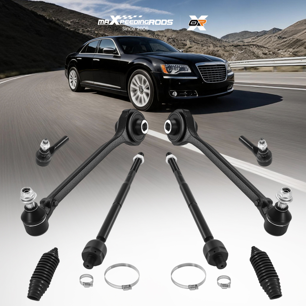 Front Lower Control Arms Ball Joint Tie Rod compatible for Dodge Charger Challenger 300 RWD