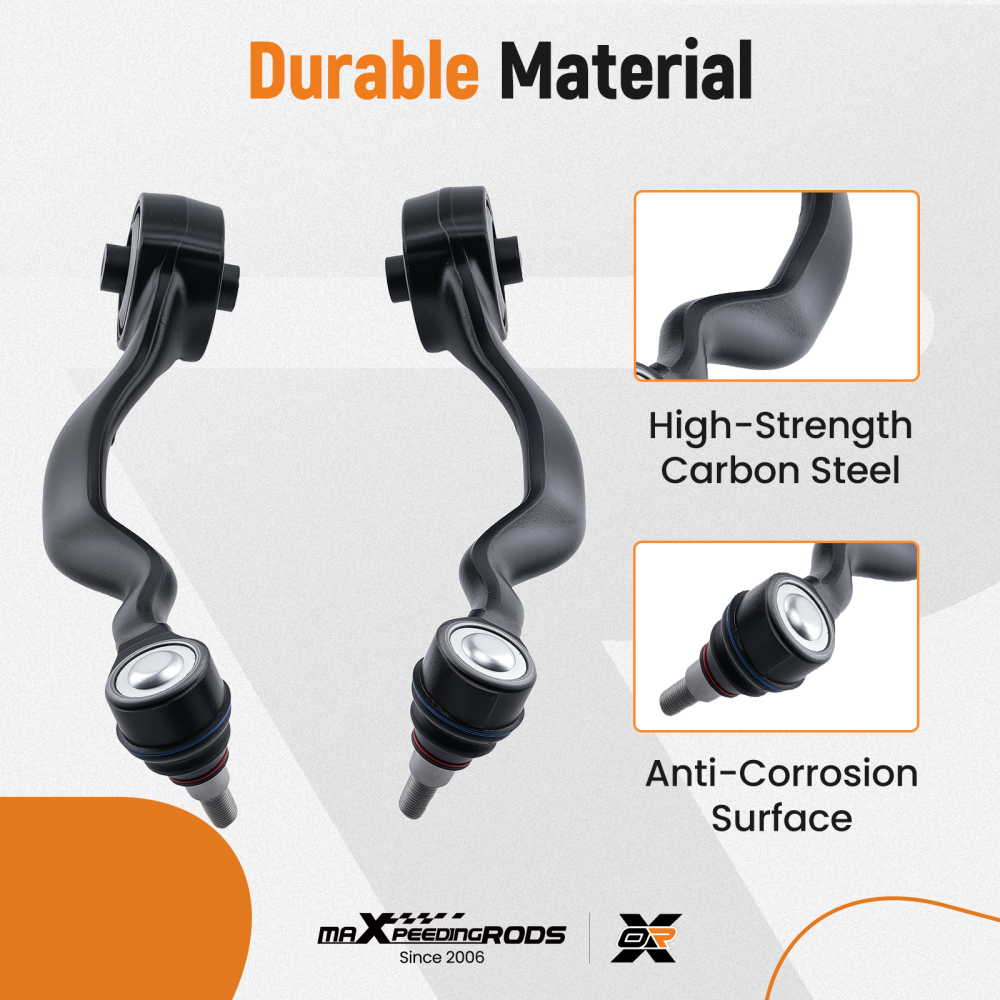 PAIR FRONT SUSPENSION WISHBONES CONTROL ARM LH+RH compatible for LAND ROVER L462 L405 L494