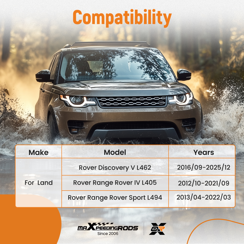 PAIR FRONT SUSPENSION WISHBONES CONTROL ARM LH+RH compatible for LAND ROVER L462 L405 L494