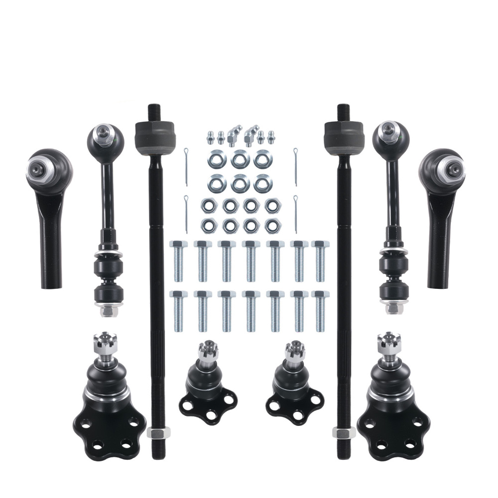 10x Front Lower Ball Joints Tie Rod Ends Sway Bars Kit for Durango Dakota 00-04