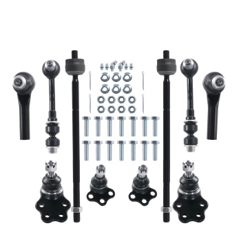 10x Front Lower Ball Joints Tie Rod Ends Sway Bars Kit for Durango Dakota 00-04