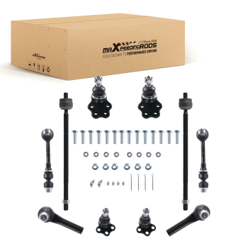 10x Front Lower Ball Joints Tie Rod Ends Sway Bars Kit for Durango Dakota 00-04