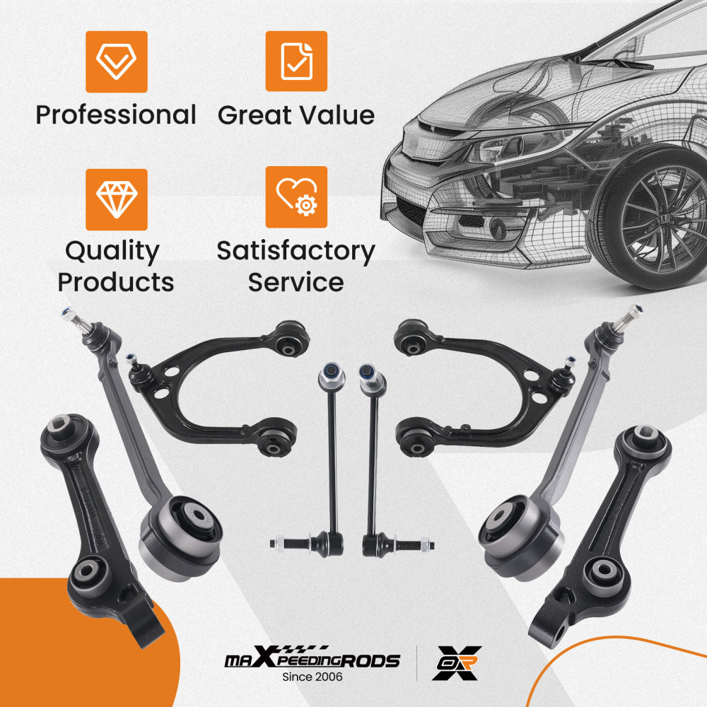 Front Suspension Control Arms w/ Ball Joints For 2011-19 Challenger Charger 300