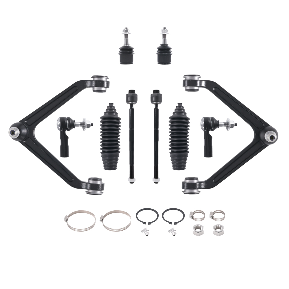 Front Upper Control Arms Inner Outer Tie Rods compatible for Dodge Durango compatible for Chrysler Aspen