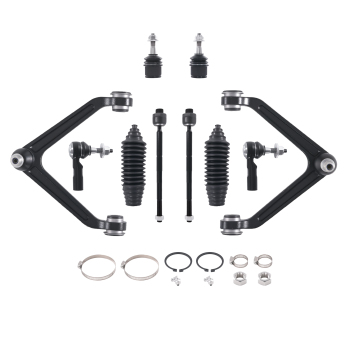 Front Upper Control Arms Inner Outer Tie Rods compatible for Dodge Durango compatible for Chrysler Aspen