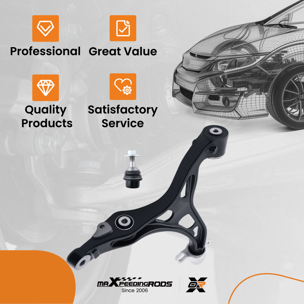 Front Driver Lower Control Arm Ball Joint compatible for Jeep Grand Cherokee Durango 11-15