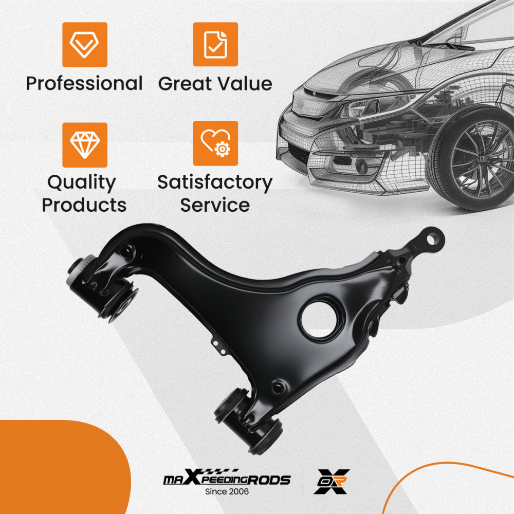 Front Lower Left Control Arm compatible for Mercedes-Benz E300 E320 1996-2002 K620088