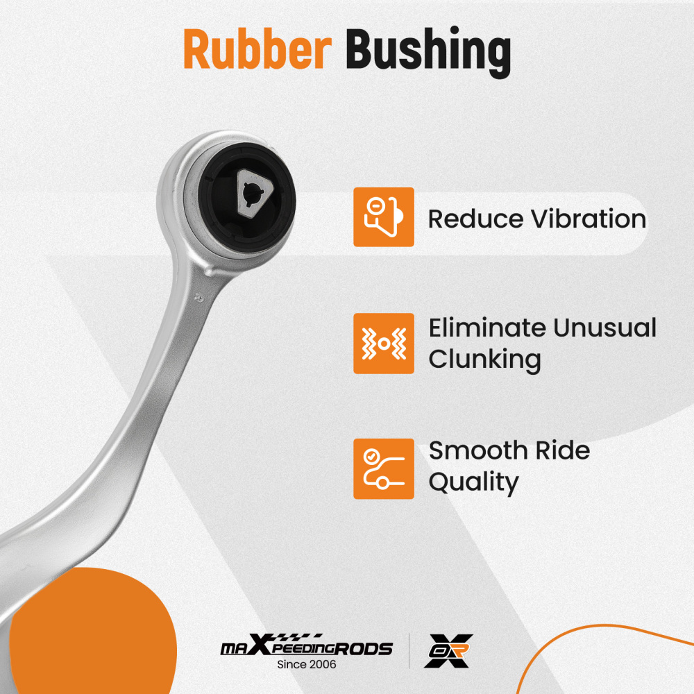 4X BRACCI DI CONTROLLO DELLA SOSPENSIONE ANTERIORE INFERIORE compatibile per BMW 5ER E60 E61