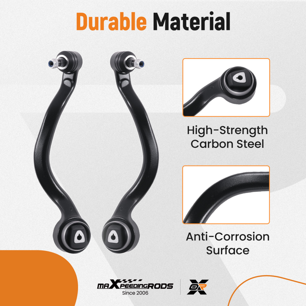 8x Front Bottom Suspension Wishbone Track Control Arms compatible for BMW X5 X6 E70 E71 E72