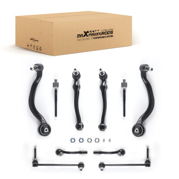 8pc Front Lower Suspension Wishbone Track Control Arms compatible for BMW X5 X6 E70 E71 E72 suspension arms