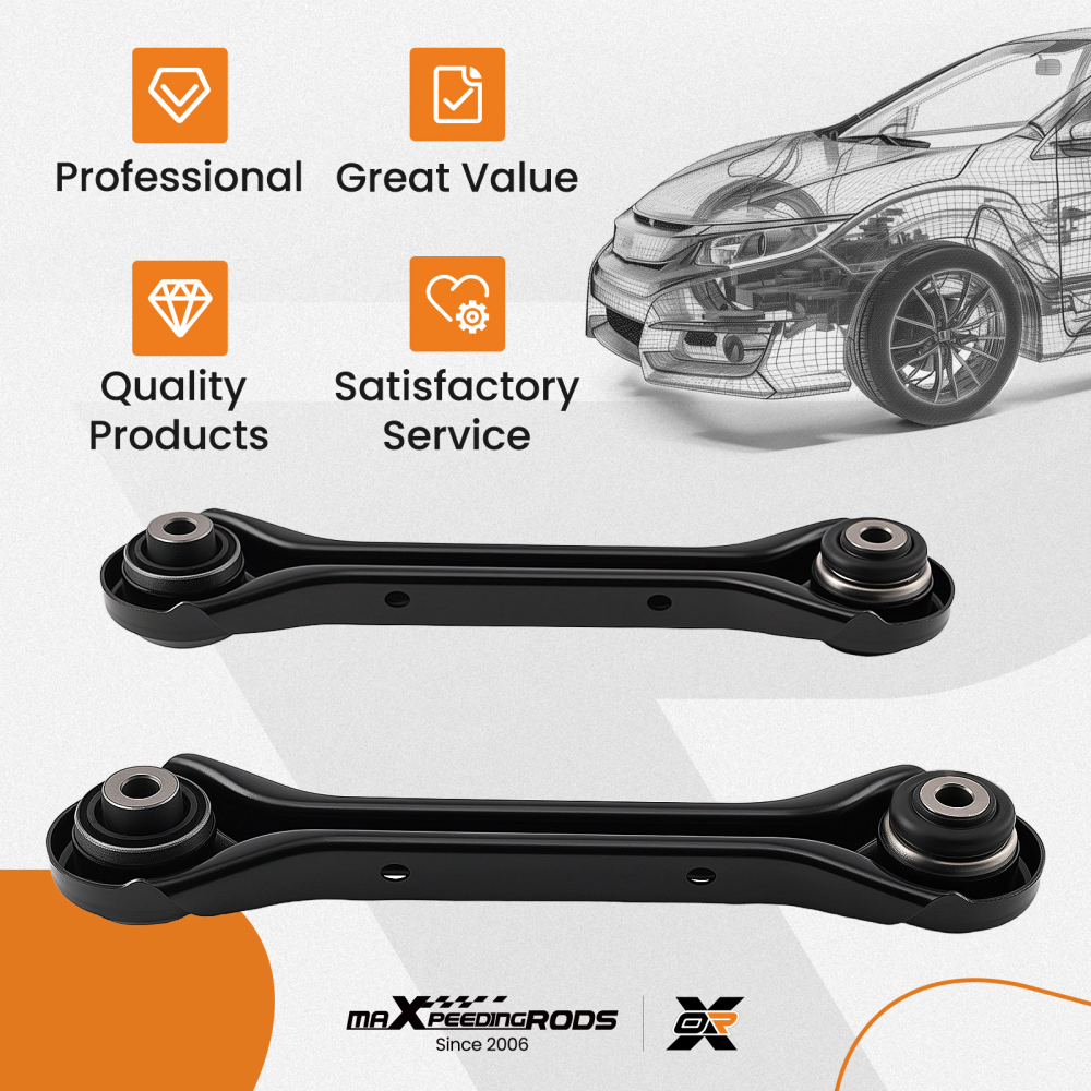 REAR UPPER SUSPENSION CONTROL ARMS LEFT + RIGHT compatible for BMW 3ER E90 E91 1ER E88 E82