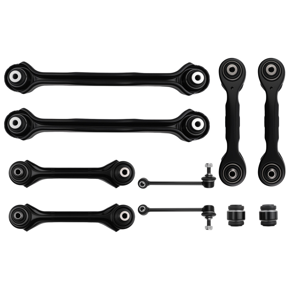 10pcs Rear Wishbone Suspension Control Arm Set compatible for BMW 1 Series E81 E87 E82 E88