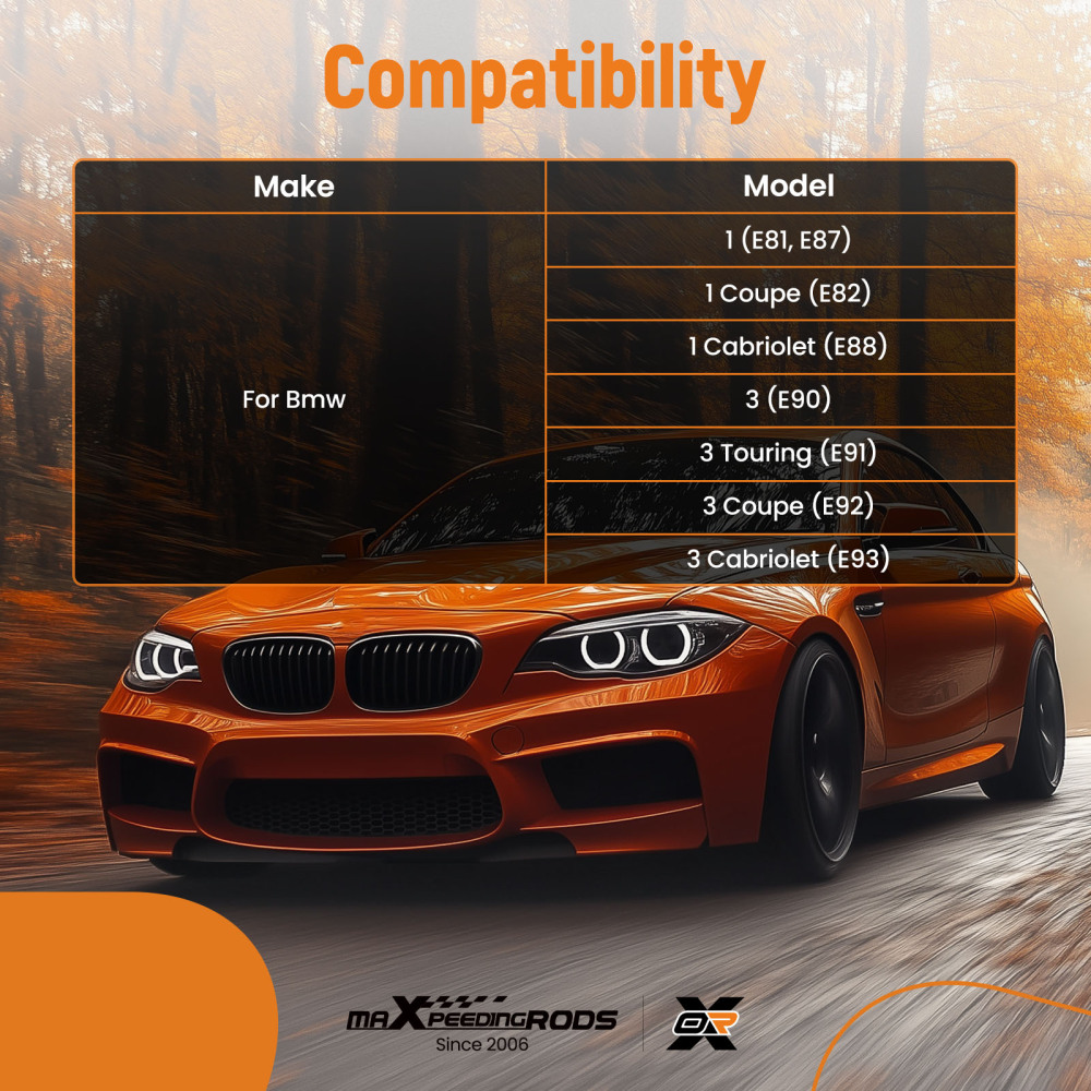 10pcs Rear Wishbone Suspension Control Arm Set compatible for BMW 1 Series E81 E87 E82 E88